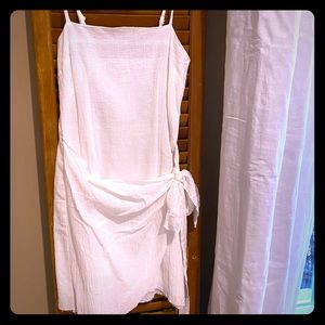 Size 6 Princess Polly white gauze sundress